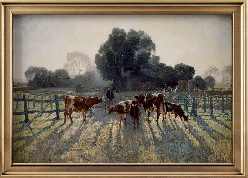 Cows Grazing - Cottage Lane Prints