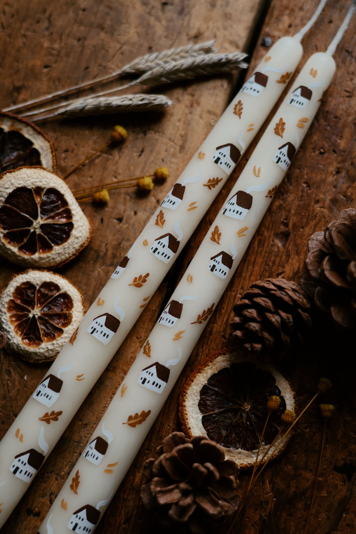 Little Houses (set of 2) - Cottage Lane Prints