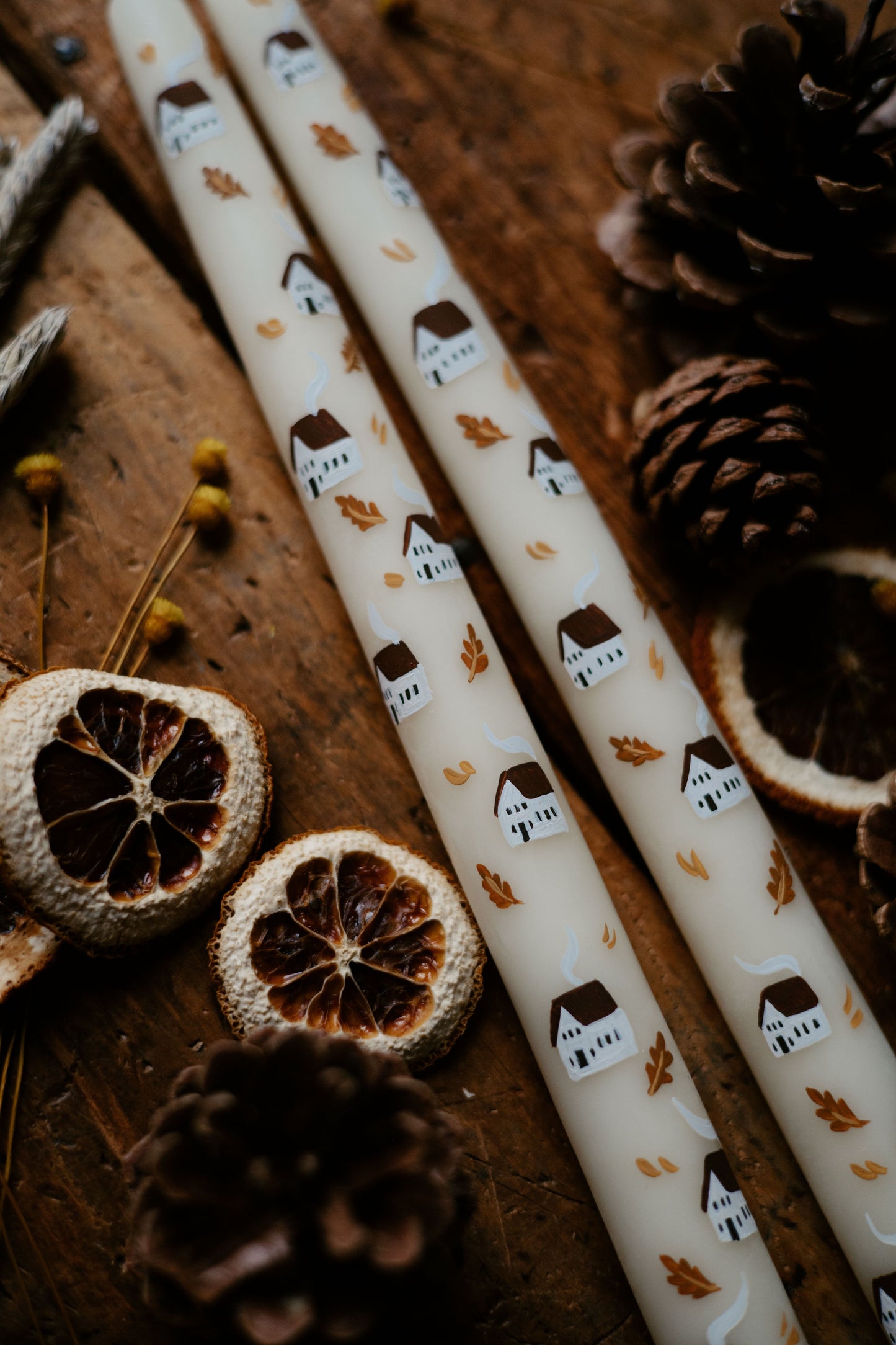 Little Houses (set of 2) - Cottage Lane Prints