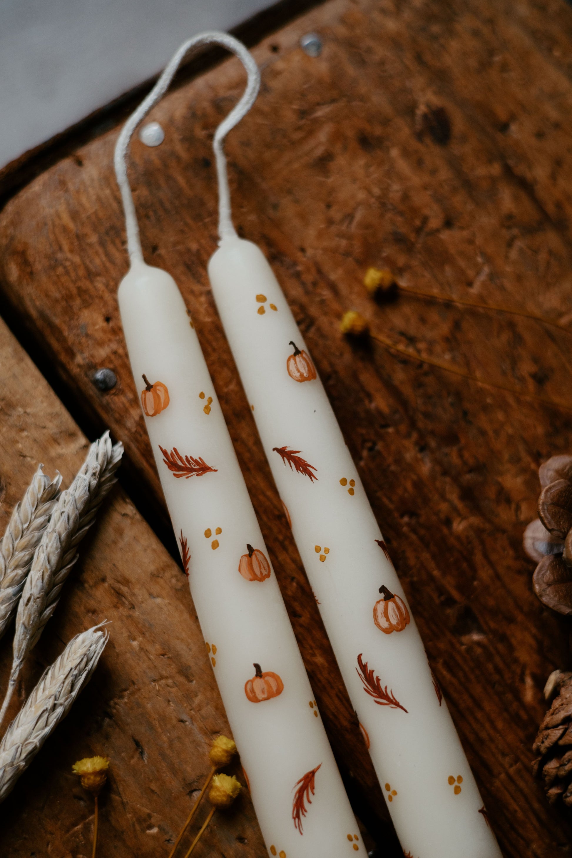 Mini Pumpkins (set of 2) - Cottage Lane Prints